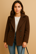 Cérelle – Korte damesjas met elegante knoopsluiting