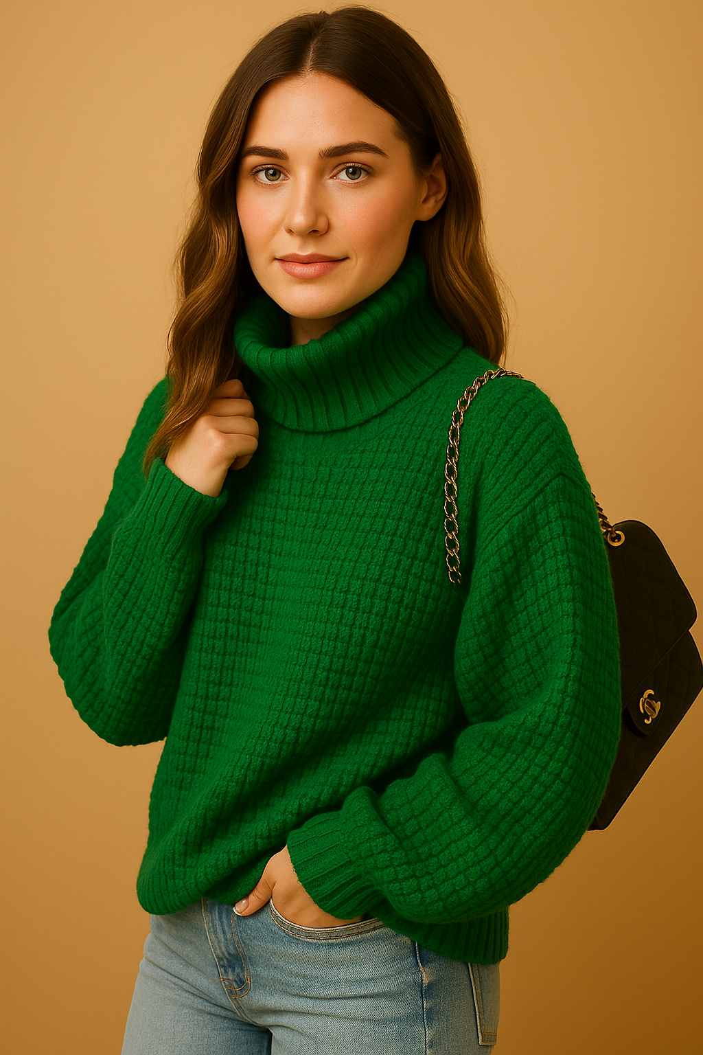 Lorène – Warme gebreide damestrui