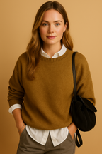 Élianne – Wollen damestrui met verfijnde pasvorm