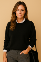 Élianne – Wollen damestrui met verfijnde pasvorm