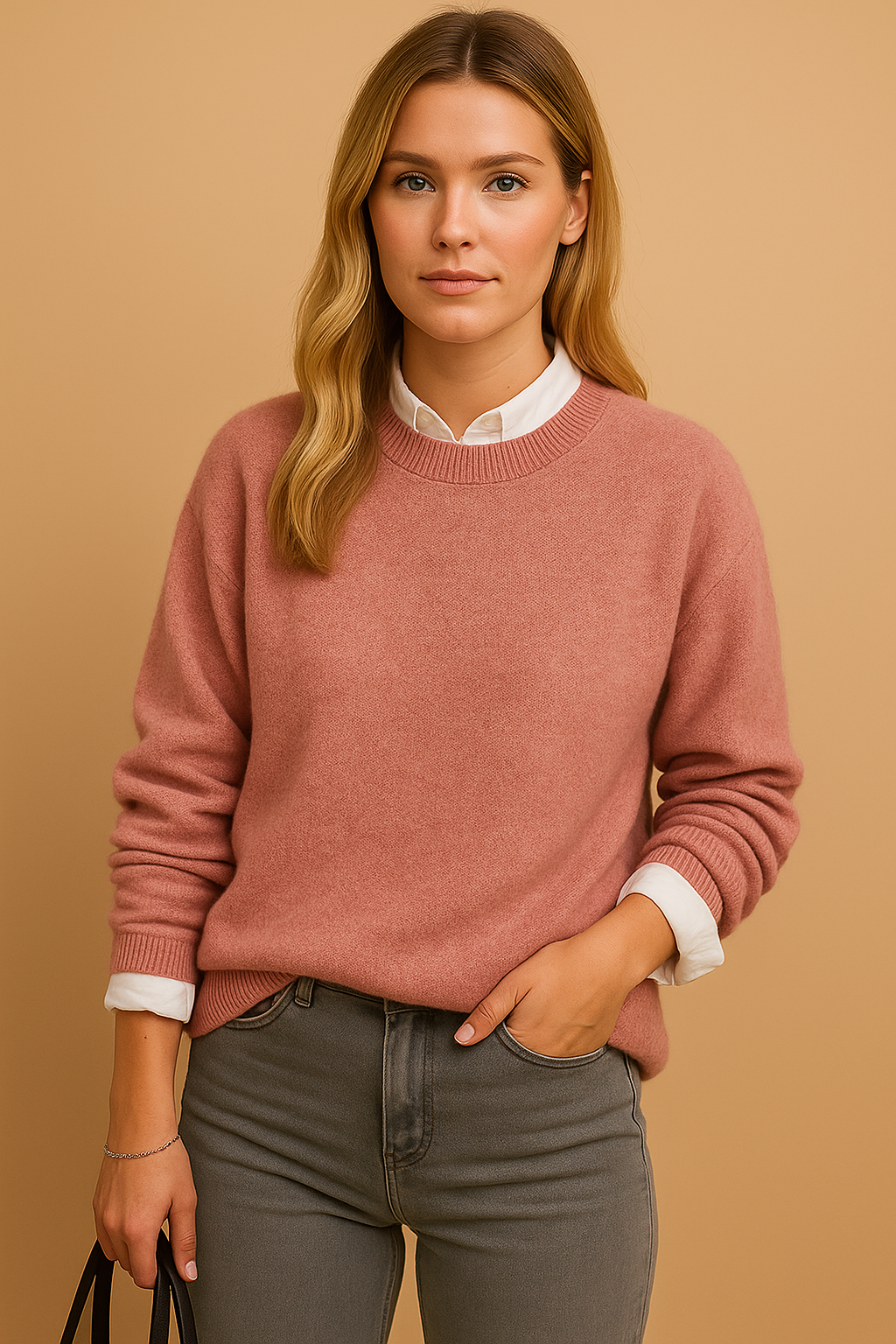 Élianne – Wollen damestrui met verfijnde pasvorm