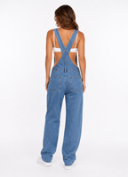 Loovay Novara Overall, Denim Casual Chic
