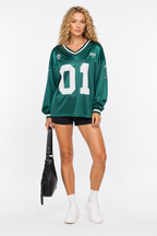 Loovay Veyrona Shirt, Oversized Sport Chic