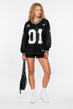 Loovay Veyrona Shirt, Oversized Sport Chic