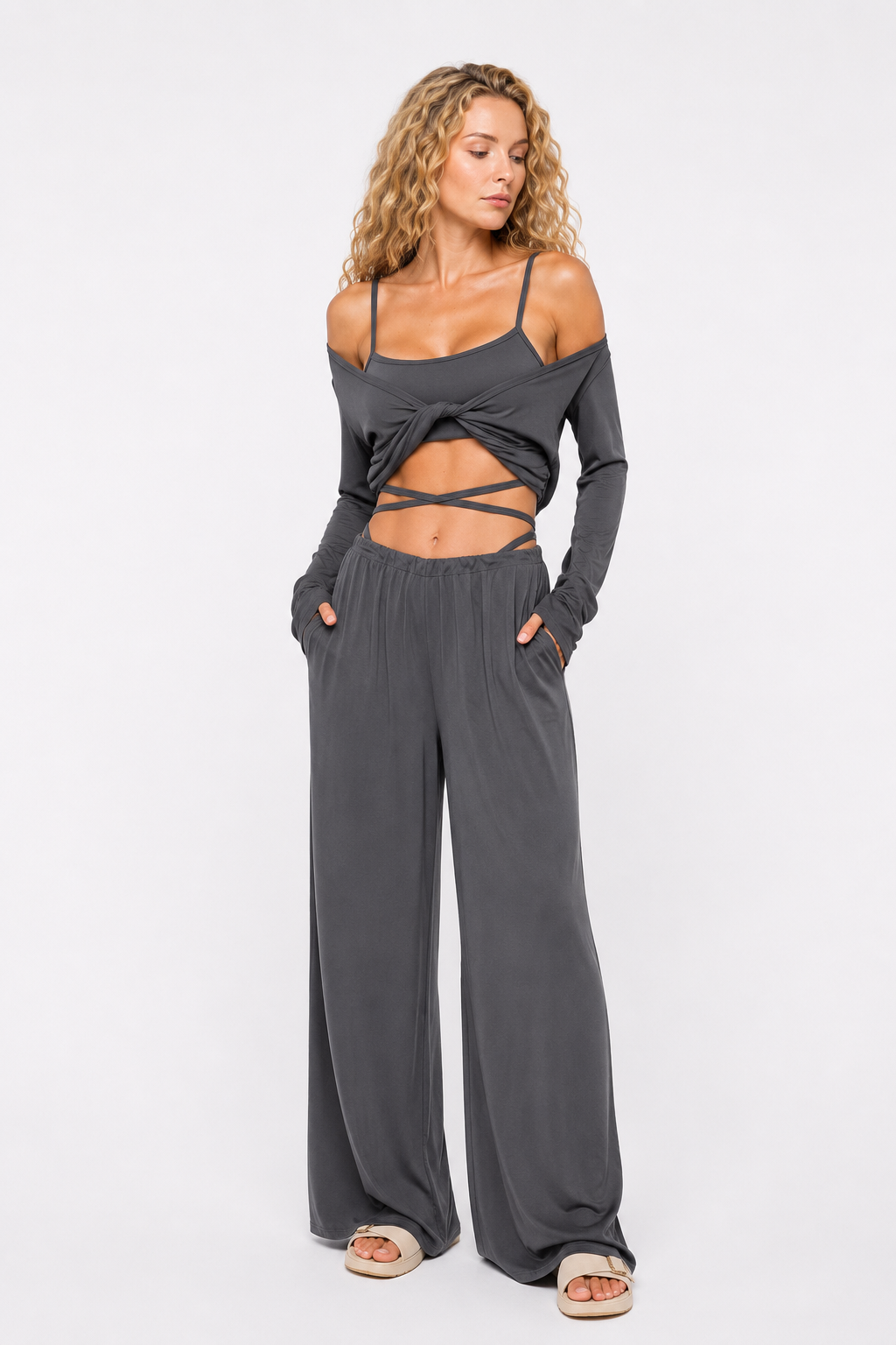 Loovay Aurevina Set, Luxe 3-Delige Lounge Look