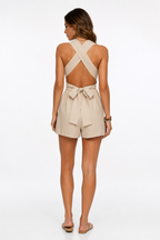 Loovay Aurelisse Playsuit, Elegante Halter Look