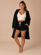 Loovay Elysane Driedelige Pyjamaset met Vest en Short