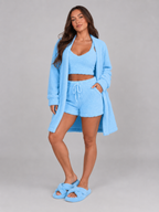 Loovay Elysane Driedelige Pyjamaset met Vest en Short