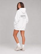 Loovay Solace Hoodie, Pluche Hoodie met Tekstprint