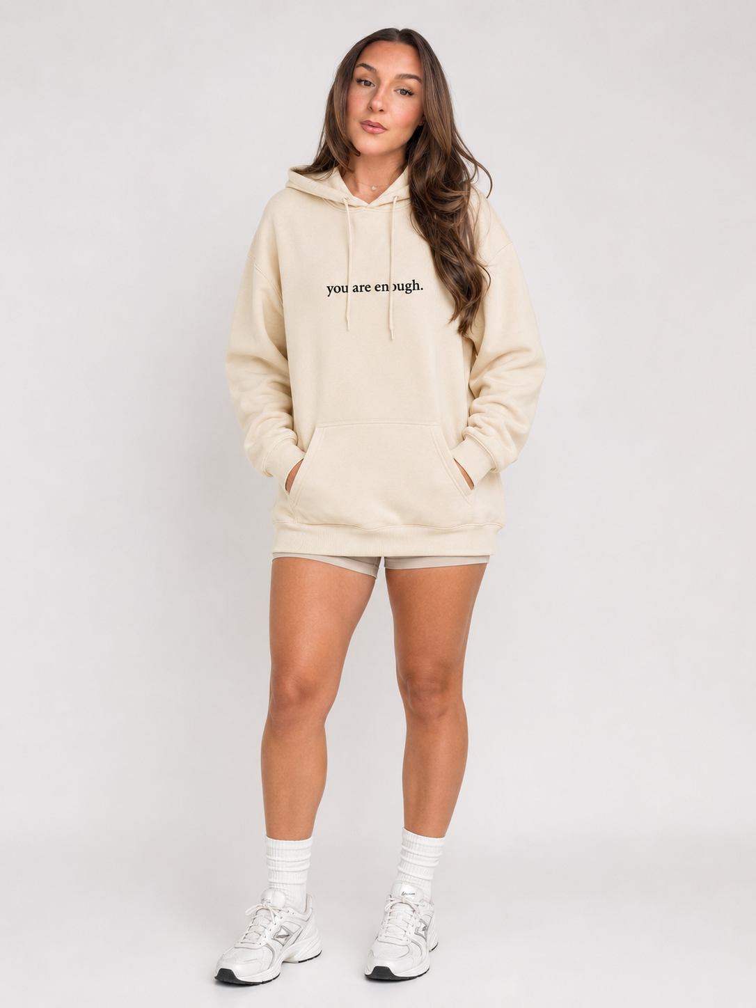 Loovay Solace Hoodie, Pluche Hoodie met Tekstprint