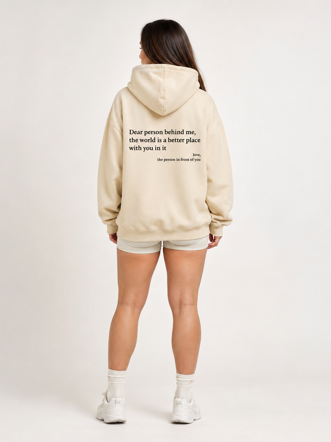 Loovay Solace Hoodie, Pluche Hoodie met Tekstprint