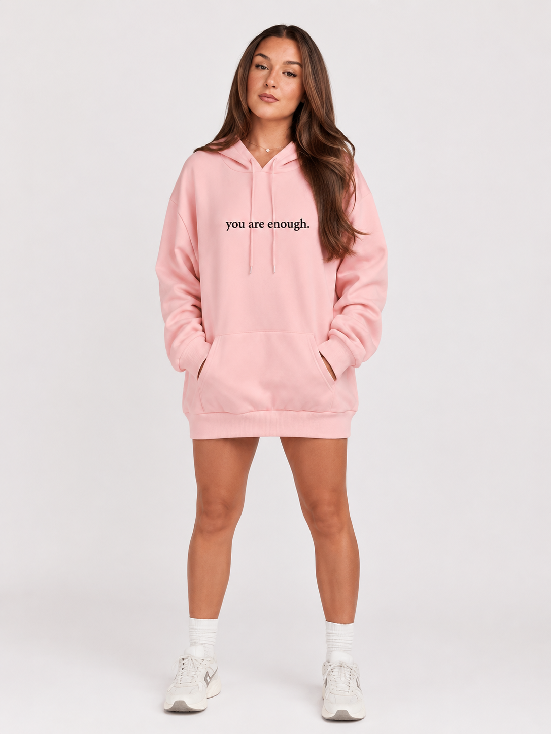 Loovay Solace Hoodie, Pluche Hoodie met Tekstprint
