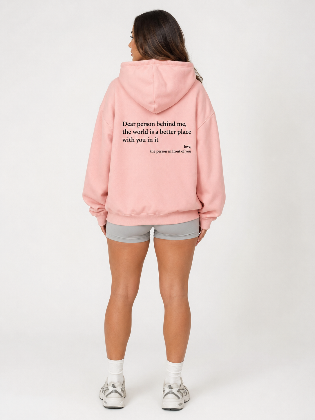 Loovay Solace Hoodie, Pluche Hoodie met Tekstprint