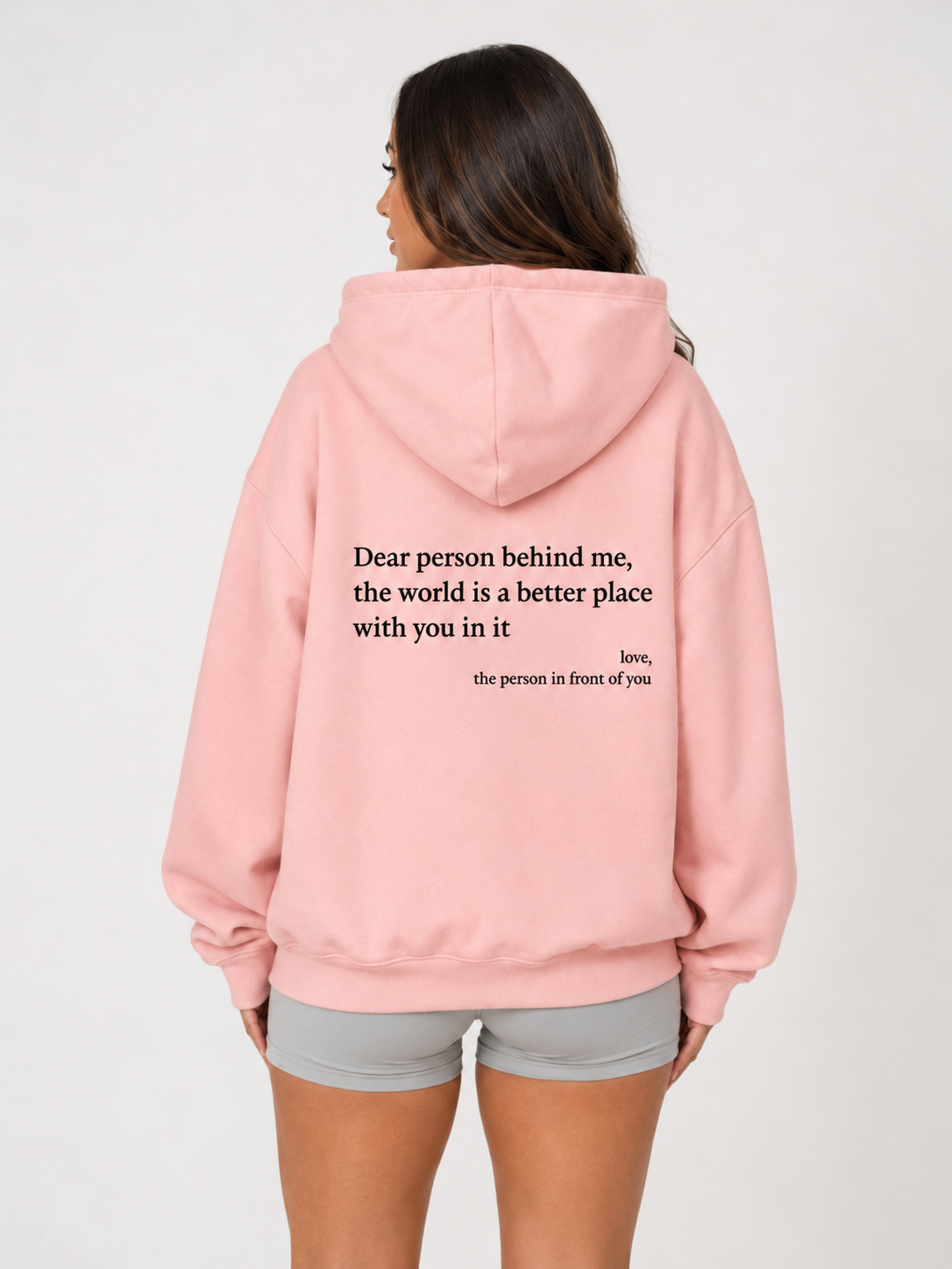 Loovay Solace Hoodie, Pluche Hoodie met Tekstprint