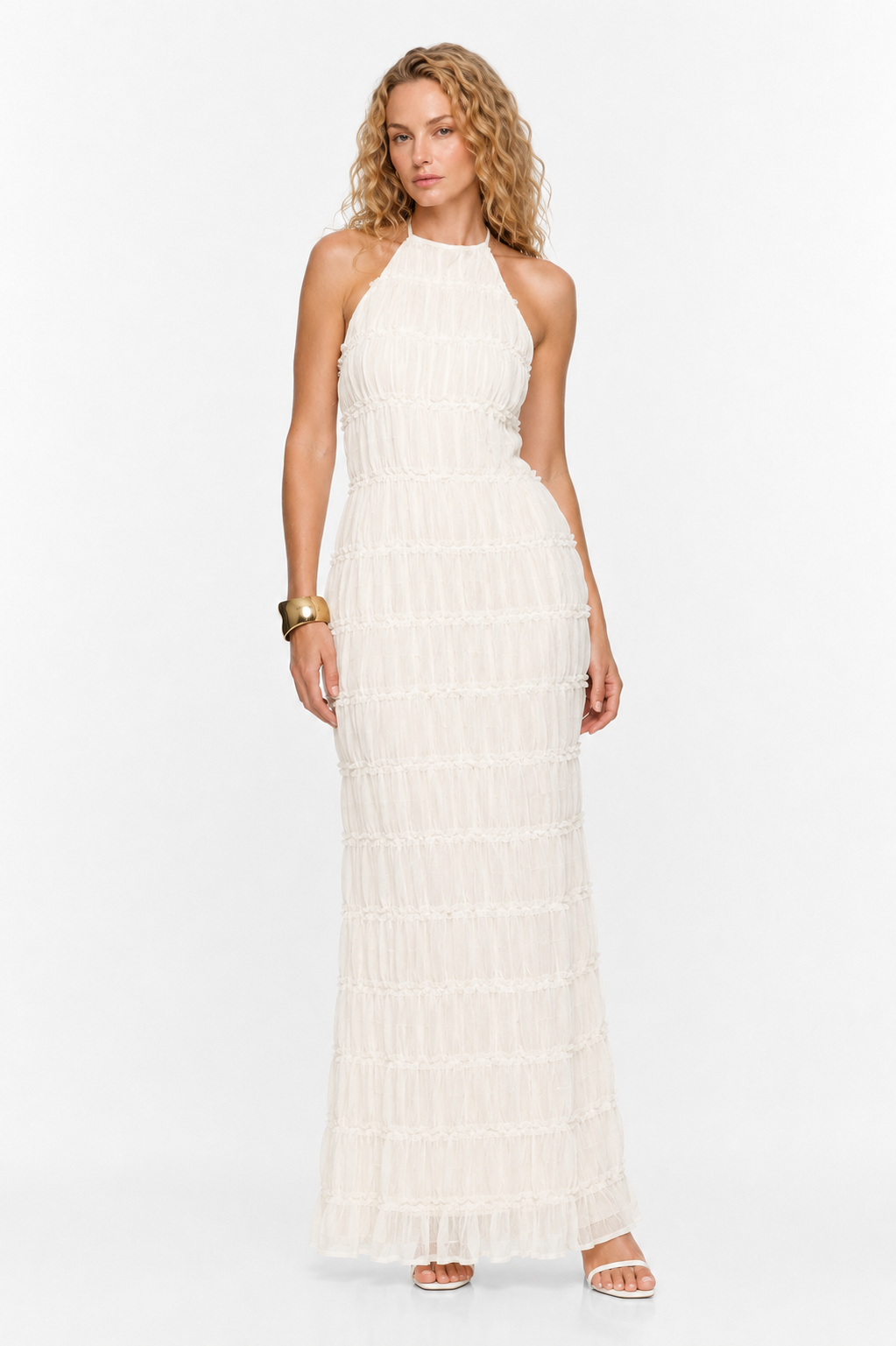 Loovay Aurélisse Jurk, Halter Maxi Elegantie