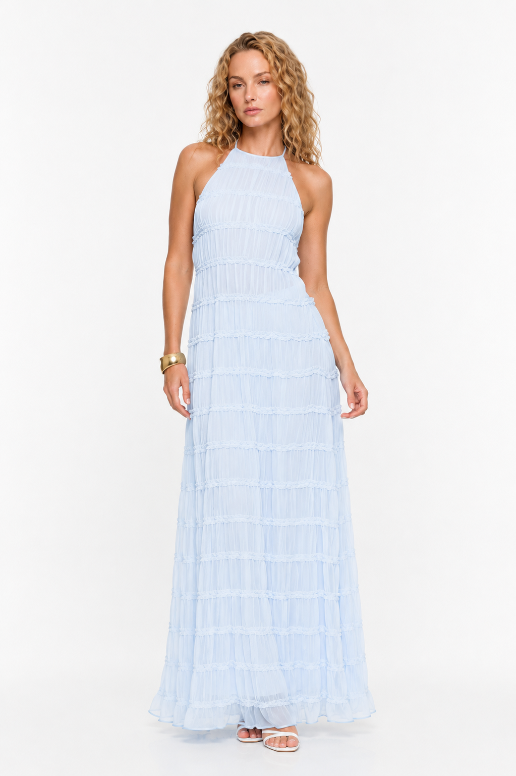 Loovay Aurélisse Jurk, Halter Maxi Elegantie