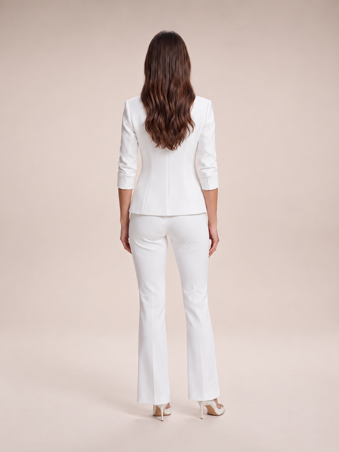 Loovay Elvianne Blazerpak met Flared Broek