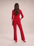 Loovay Elvianne Blazerpak met Flared Broek