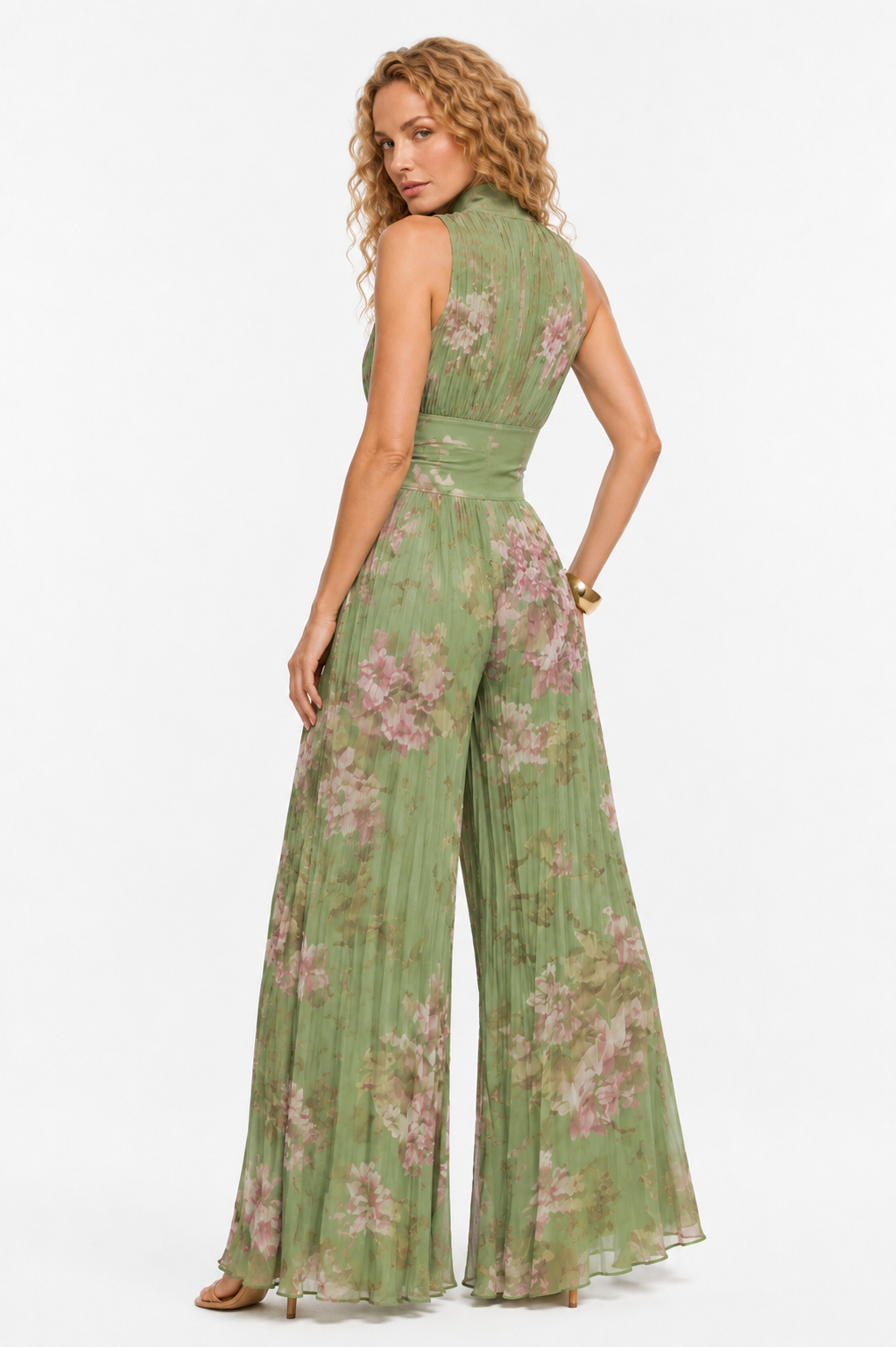Loovay Valerisse Jumpsuit, Geplooide Elegantie