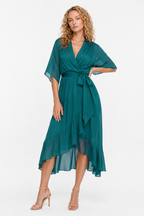 Loovay Eloria Jurk, Wikkel Midi Elegantie