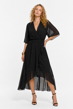 Loovay Eloria Jurk, Wikkel Midi Elegantie