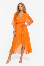 Loovay Eloria Jurk, Wikkel Midi Elegantie