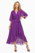 Loovay Eloria Jurk, Wikkel Midi Elegantie