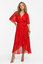 Loovay Eloria Jurk, Wikkel Midi Elegantie