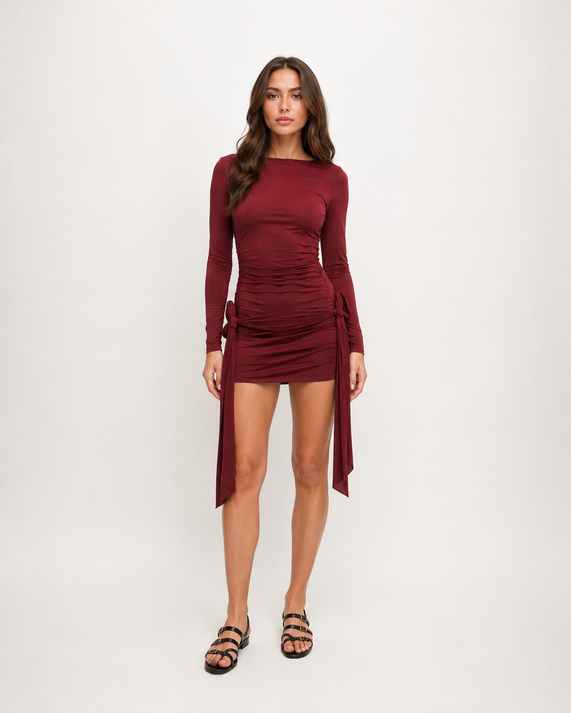 Loovay Lisunora Mini Jurk met Strikbanden