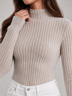 Loovay Mirevia Body met Hoge Kraag