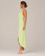 Loovay Elavie Jurk, Halter Maxi Jurk met Split