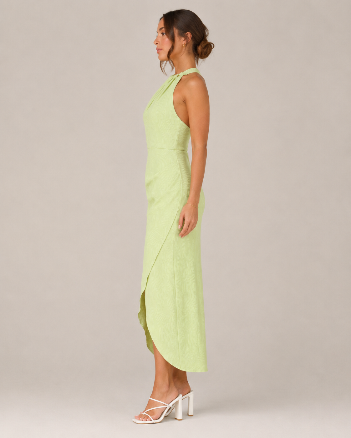 Loovay Elavie Jurk, Halter Maxi Jurk met Split