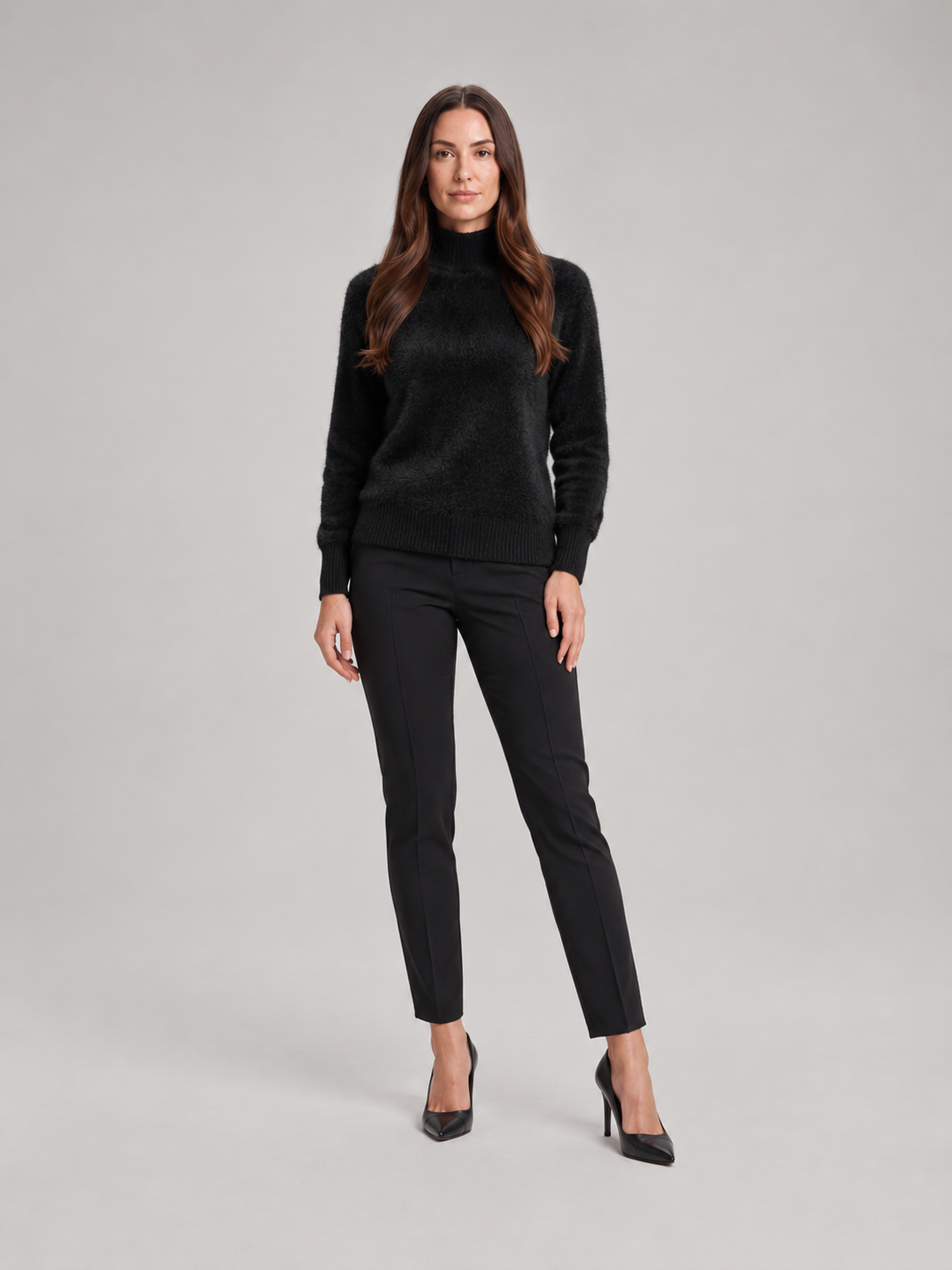 Loovay Cirevia Dames Coltrui met Ribgebreide Structuur