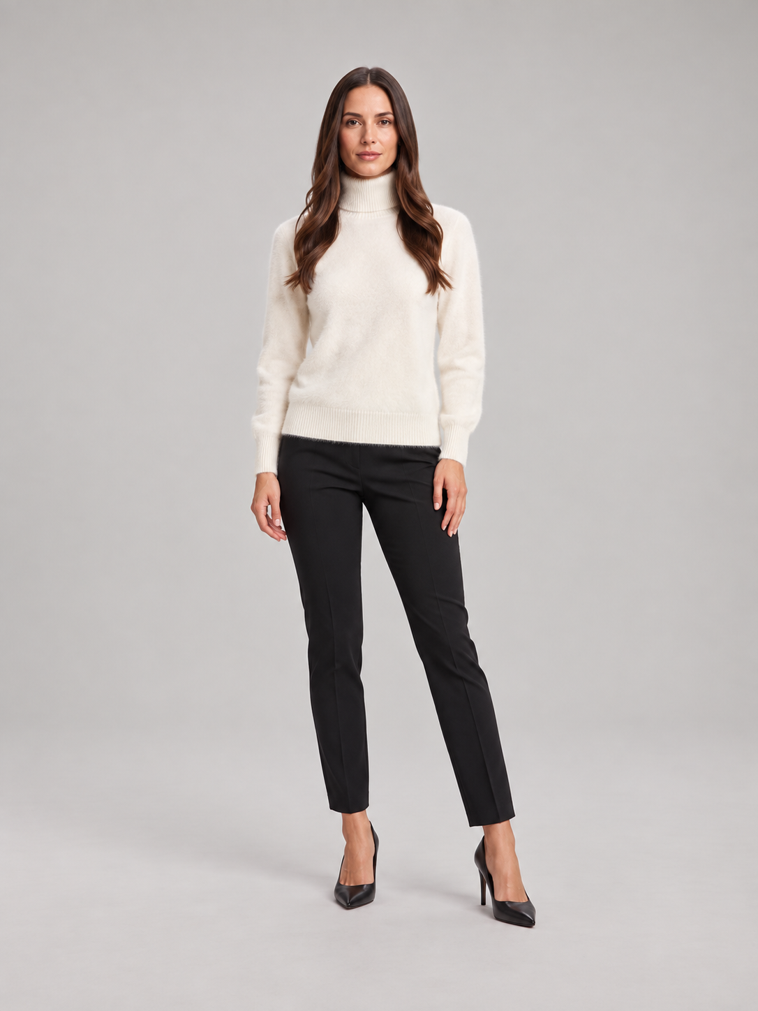 Loovay Cirevia Dames Coltrui met Ribgebreide Structuur