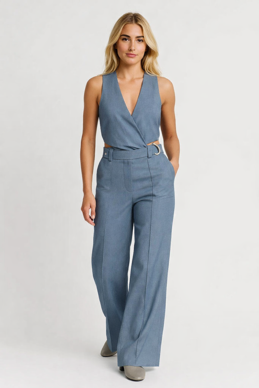 Loovay Marvienne Set, Overslag Top en D Ring Pantalon