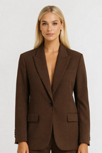 Loovay Esvedra Blazer, Klassiek Getailleerd Design
