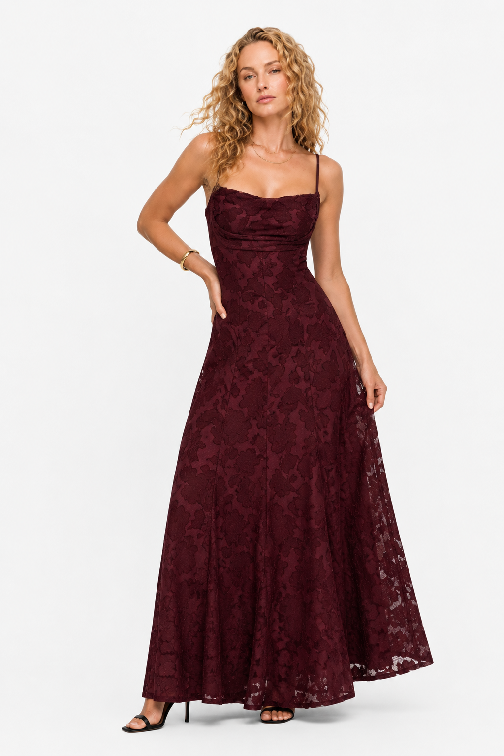 Loovay Seralyn Jurk, Maxi A-Lijn Elegantie