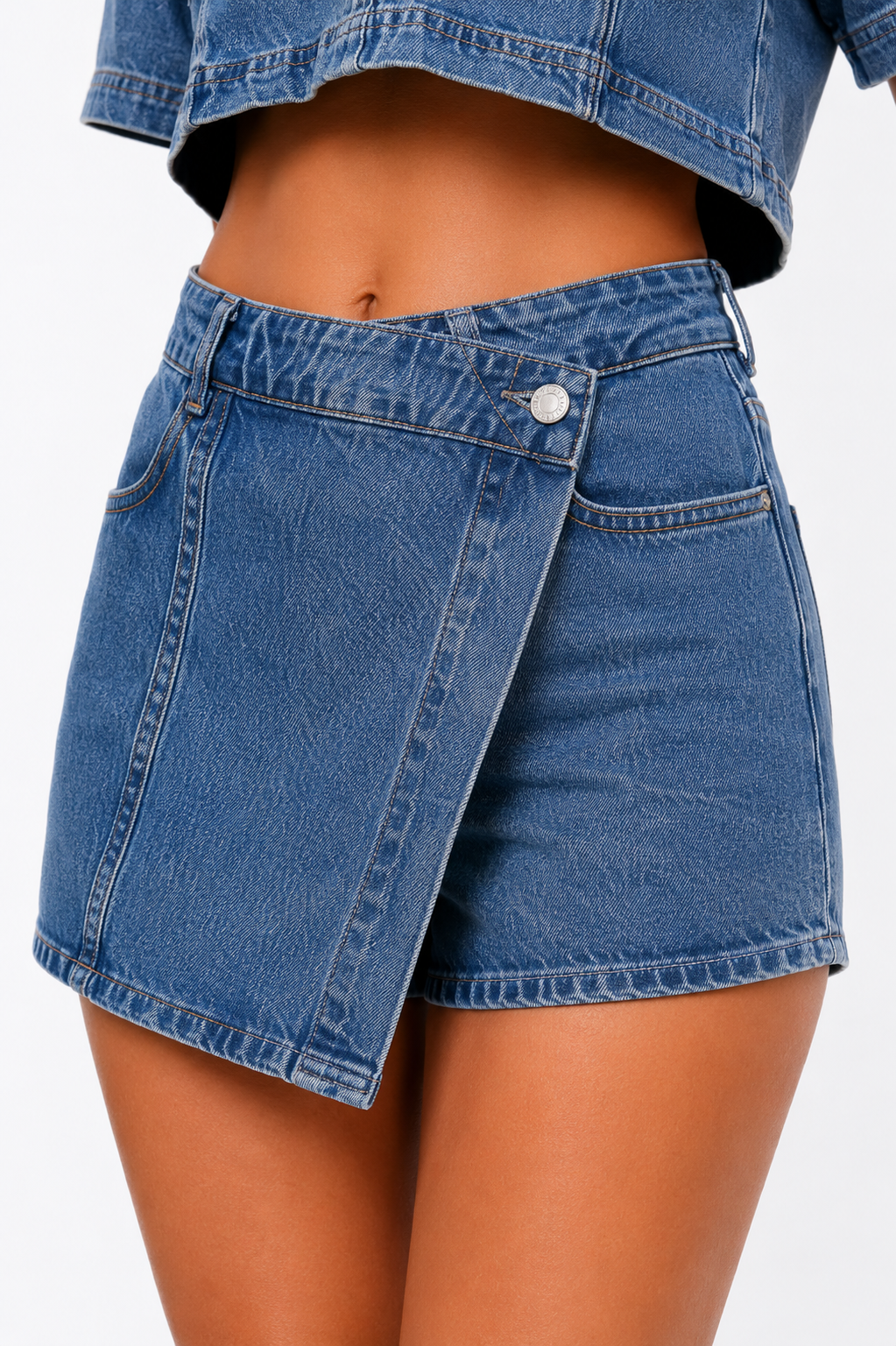 Loovay Deniméra Set, Denim Co-Ord Chic