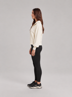 Loovay Nivara Sweater met Hoge Kraag en Halve Rits