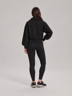 Loovay Nivara Sweater met Hoge Kraag en Halve Rits