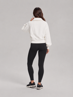 Loovay Nivara Sweater met Hoge Kraag en Halve Rits
