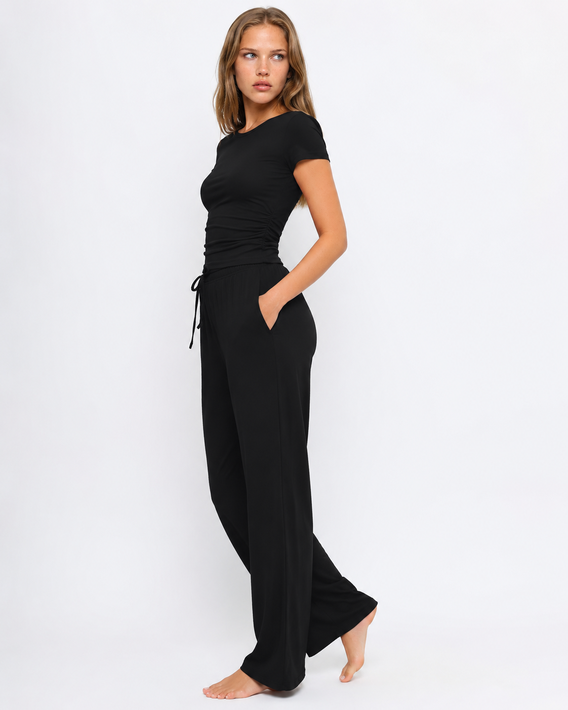 Loovay Velunora Loungeset met Wijde Broek