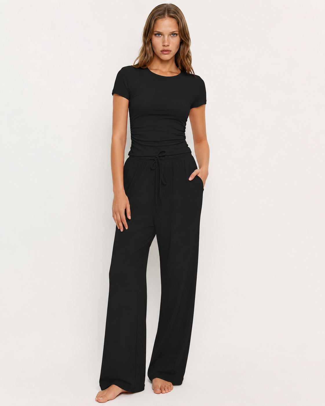 Loovay Velunora Loungeset met Wijde Broek
