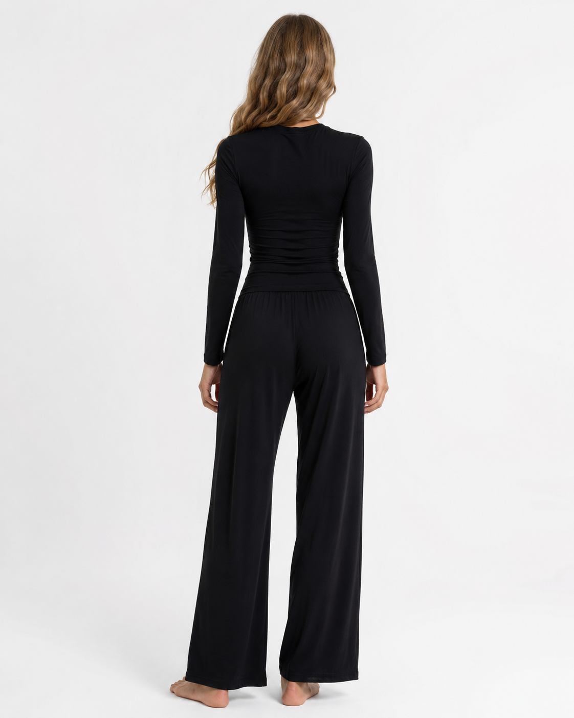 Loovay Rêverose Loungeset met Wijde Broek