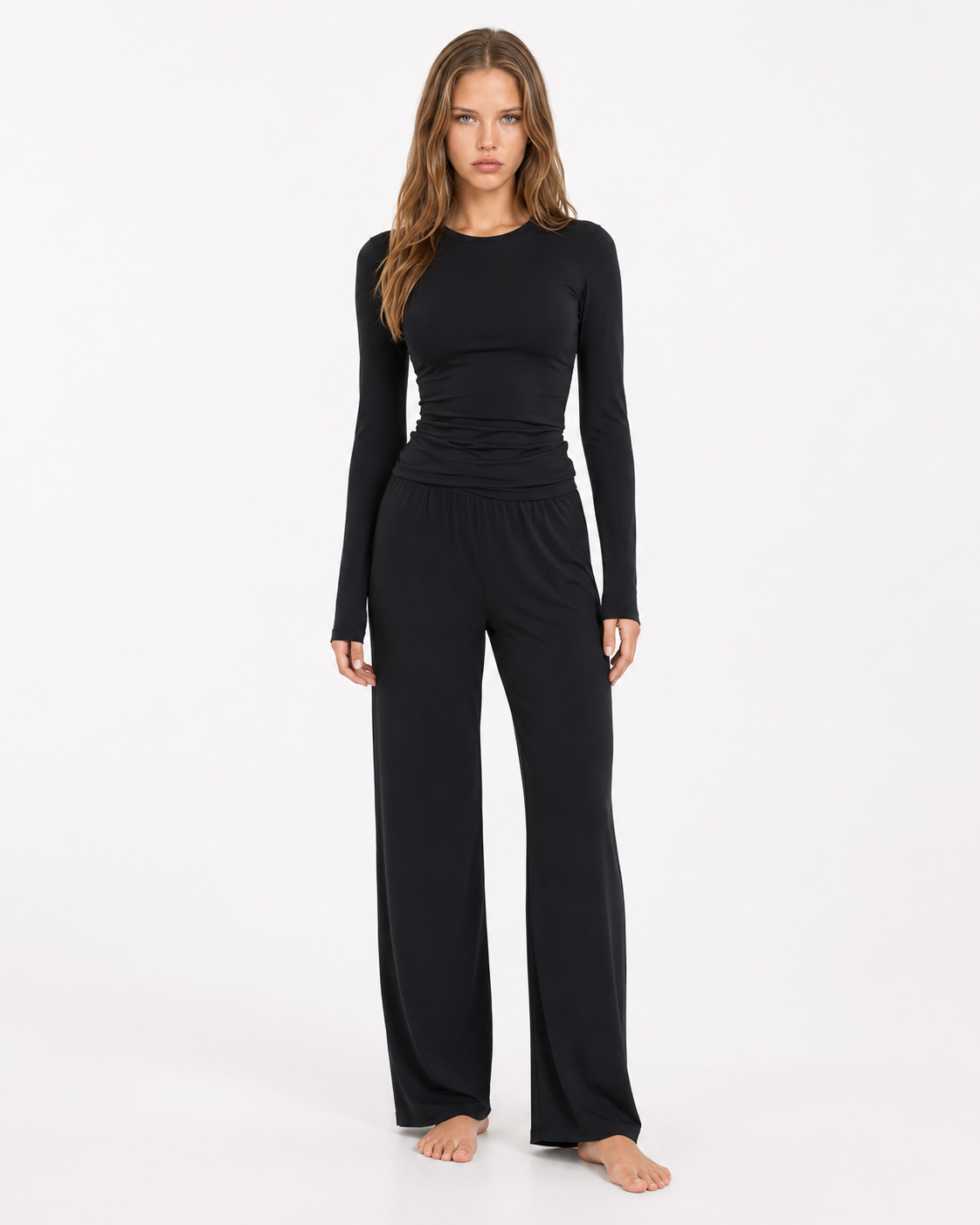 Loovay Rêverose Loungeset met Wijde Broek