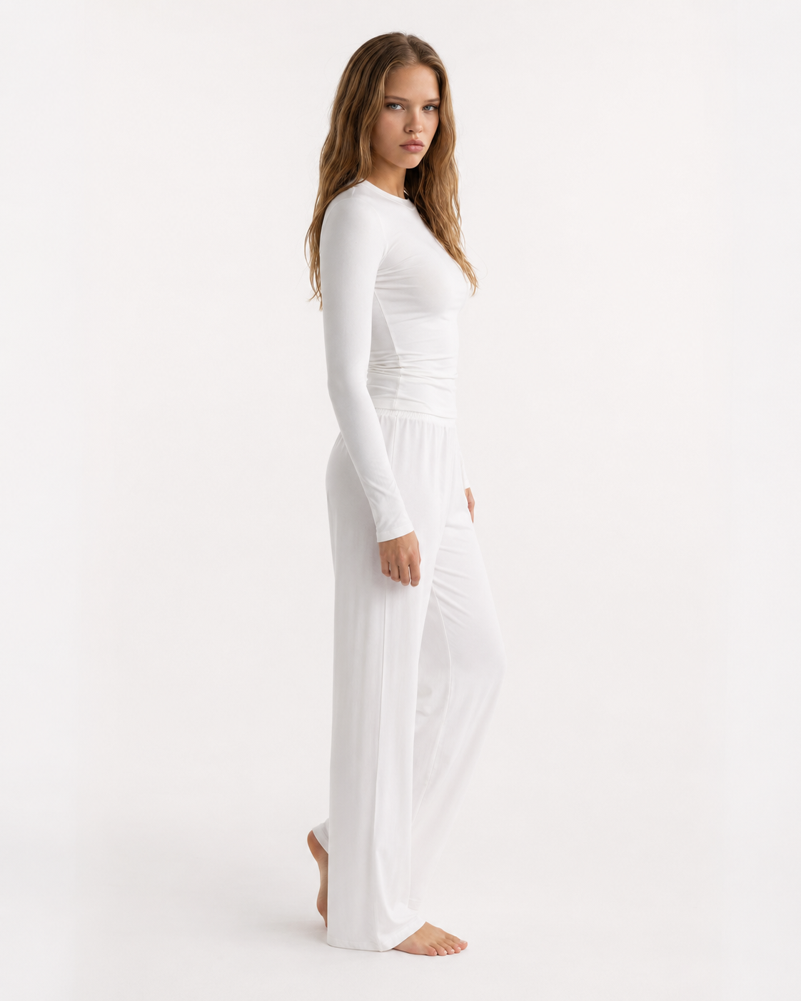 Loovay Rêverose Loungeset met Wijde Broek