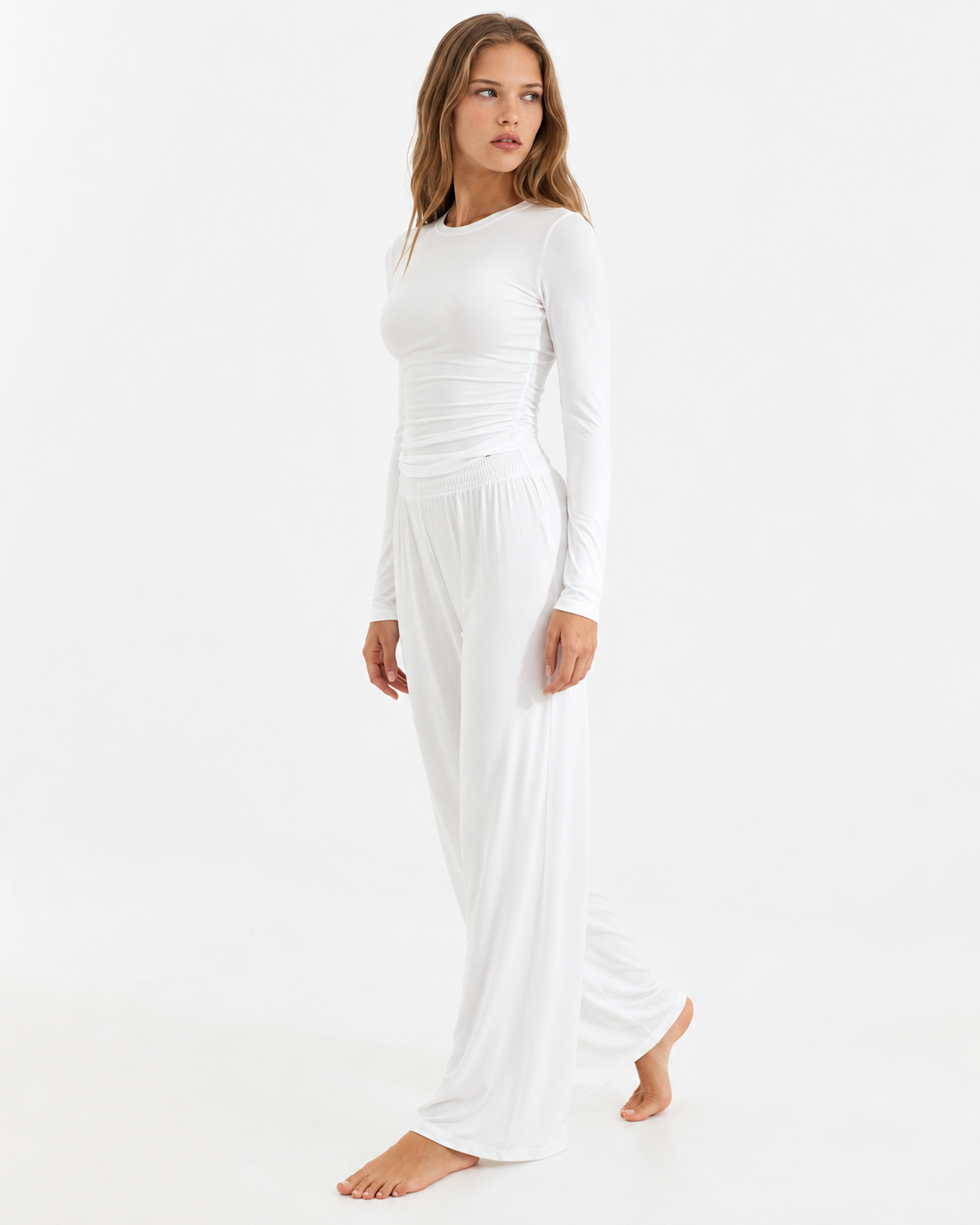 Loovay Rêverose Loungeset met Wijde Broek
