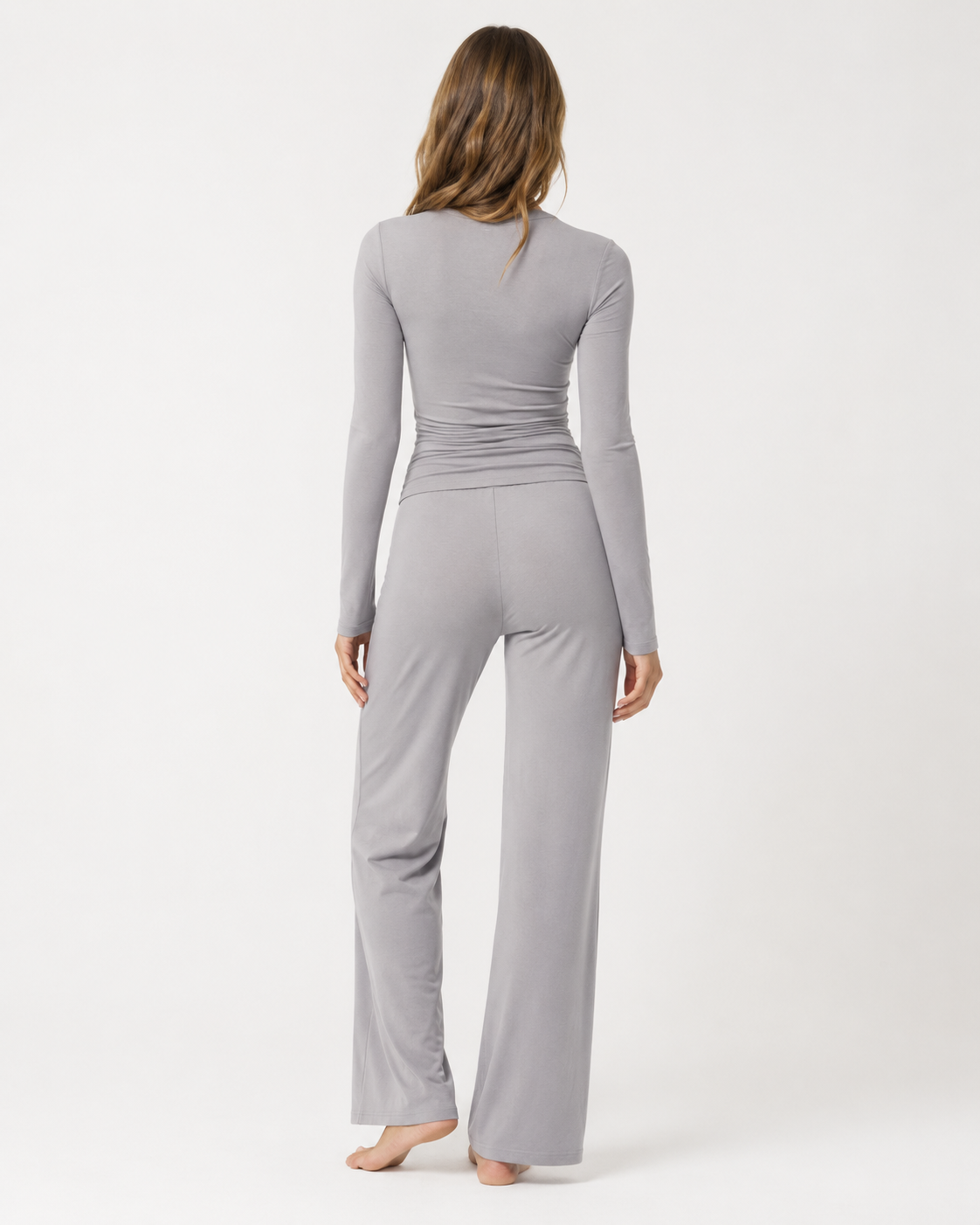 Loovay Rêverose Loungeset met Wijde Broek