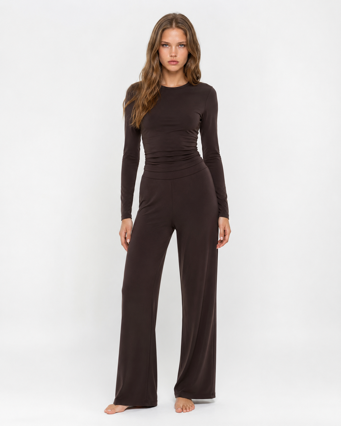 Loovay Rêverose Loungeset met Wijde Broek