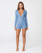 Loovay Doucelune Slaapplaysuit met Bloemenprint